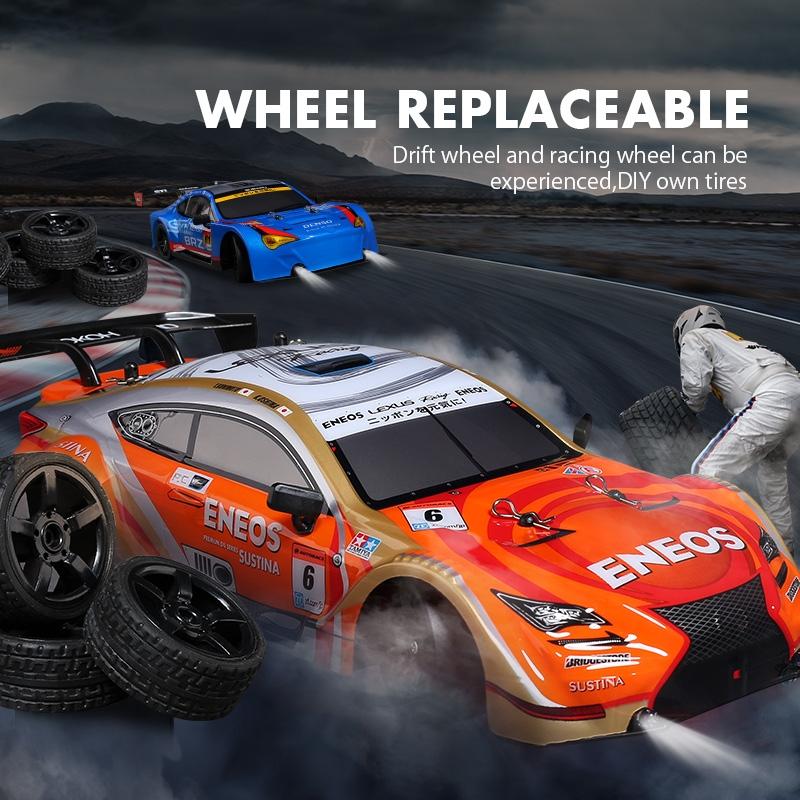 1 16 4wd Drift Rc Toy Car - 2.4g - Compact Design - Orange 7