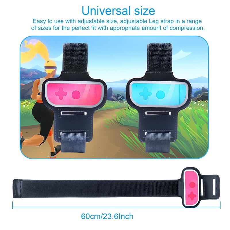 2-pack Joy-con Leg Straps for Nintendo Switch - Black 4
