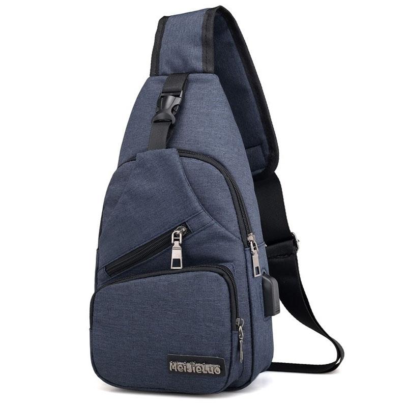 Versatile Men Crossbody Bag For Sports And Everyday Use - Blue