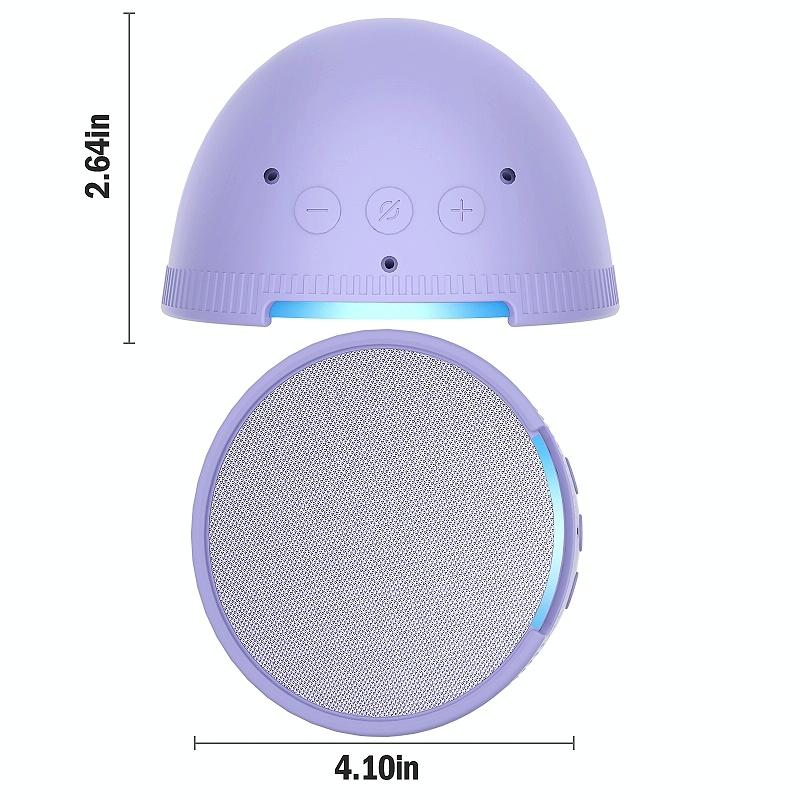 Protective Cover for Amazon Echo Pop Smart Speaker - Drop-proof and All-inclusive - Pine 4