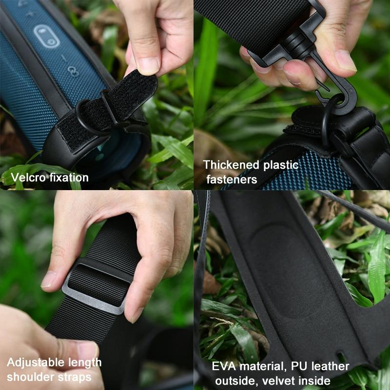 Jbl Charge5 Speaker Case with Crossbody Strap - Black 5