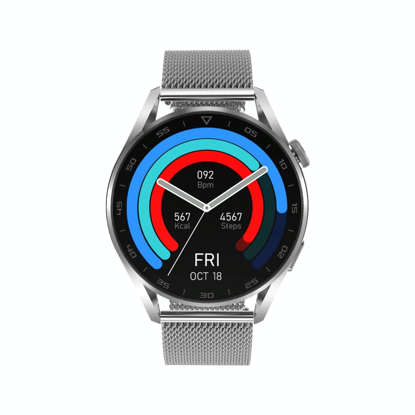 Waterproof Bluetooth Smart Watch With Heart Rate And Blood Monitoring - Black 3