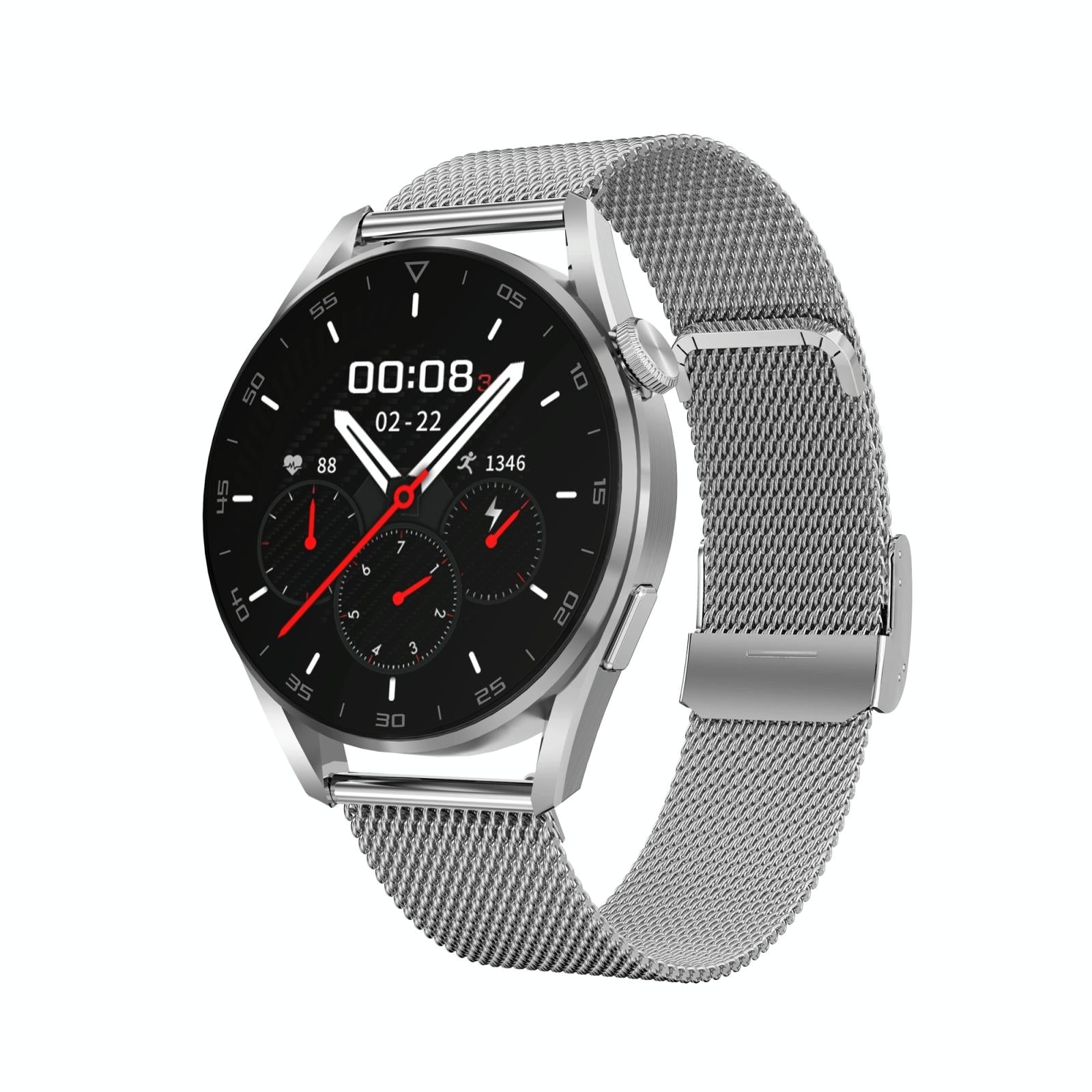 Waterproof Bluetooth Smart Watch With Heart Rate And Blood Monitoring - Black 4