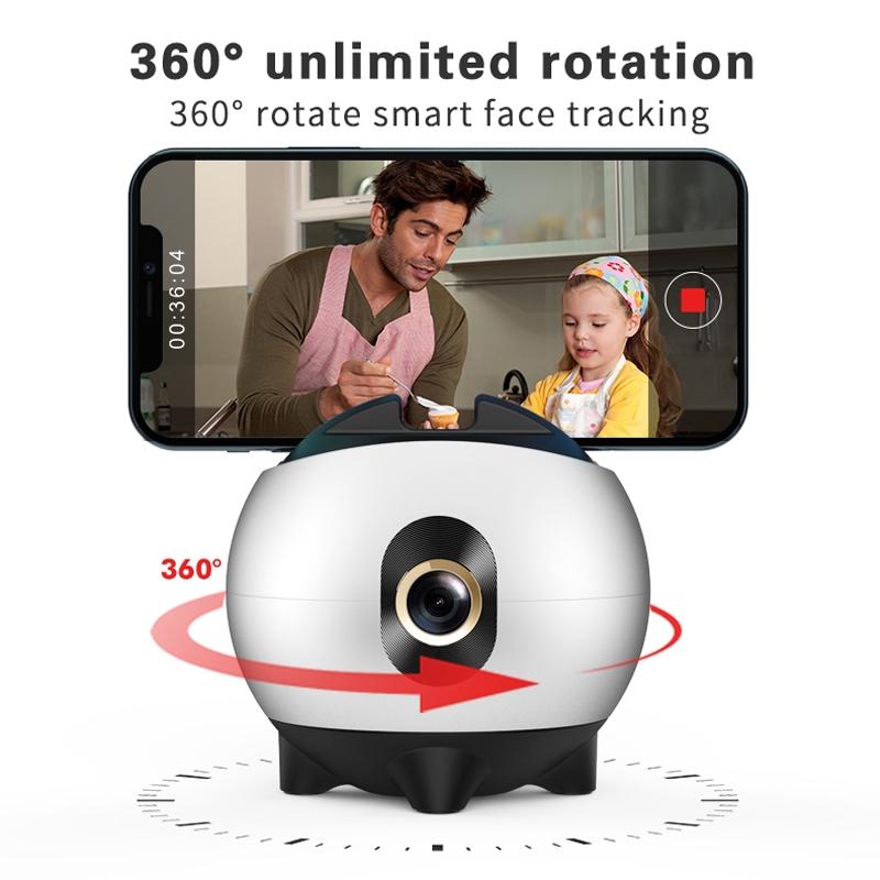 Smart Follow Shot Gimbal for Live Streaming - Rechargeable - White 7