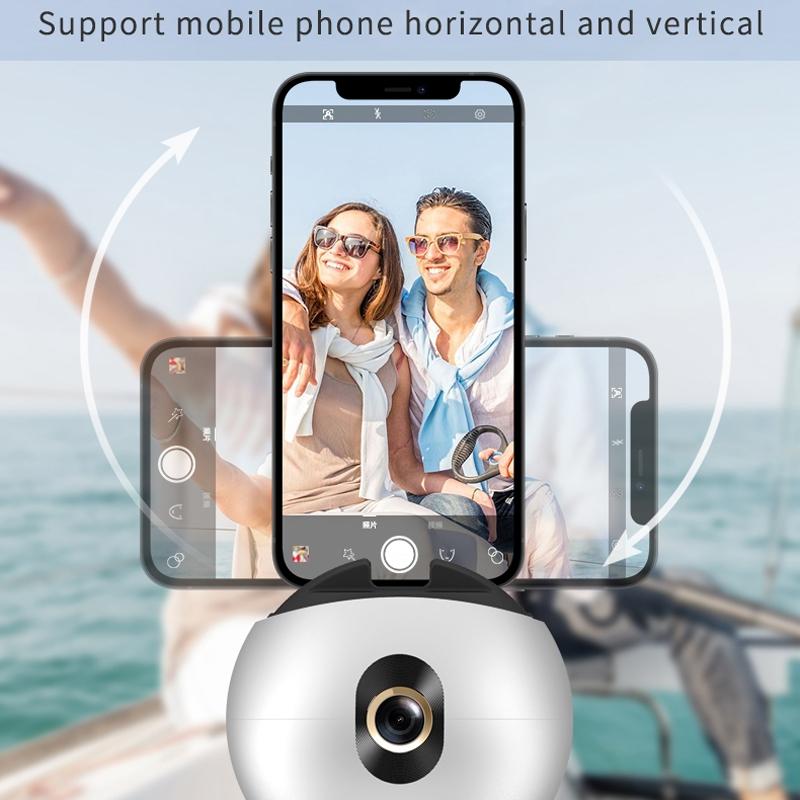 Smart Follow Shot Gimbal for Live Streaming - Rechargeable - White 10