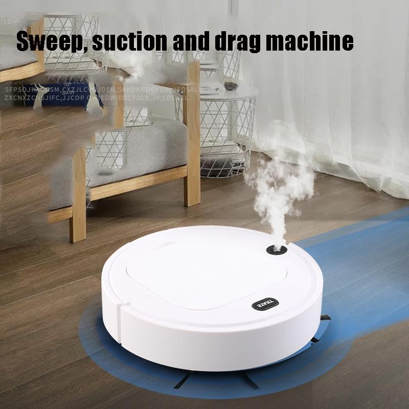 Smart Humidifying Sweeping Robot with Spray and Mop 6