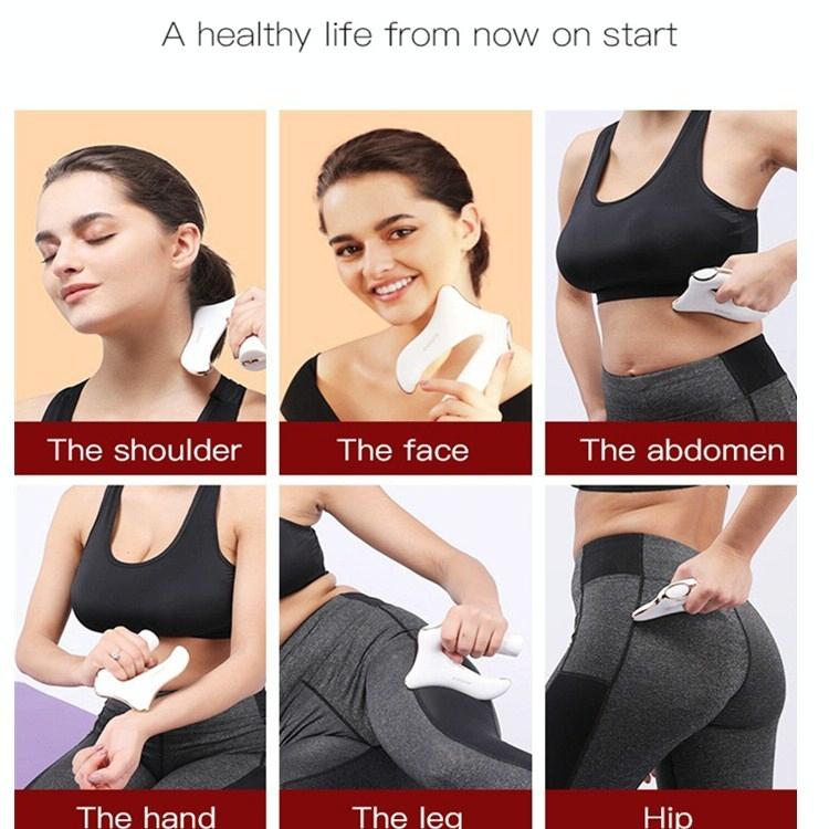 Electric Cervical Spine Massage Knife White 11