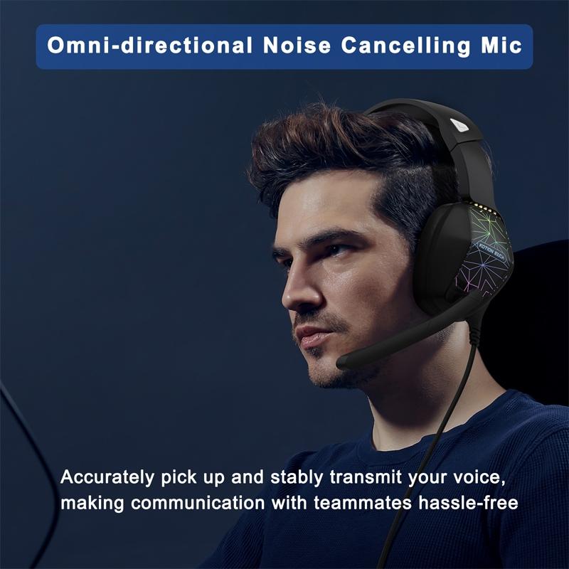 2.1M Gaming Headset With Mic Kotion Each G6000 - Black 3