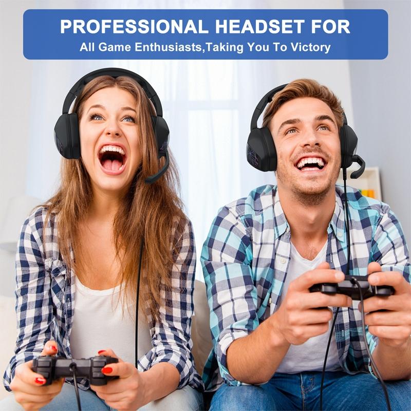 2.1M Gaming Headset With Mic Kotion Each G6000 - Black 7