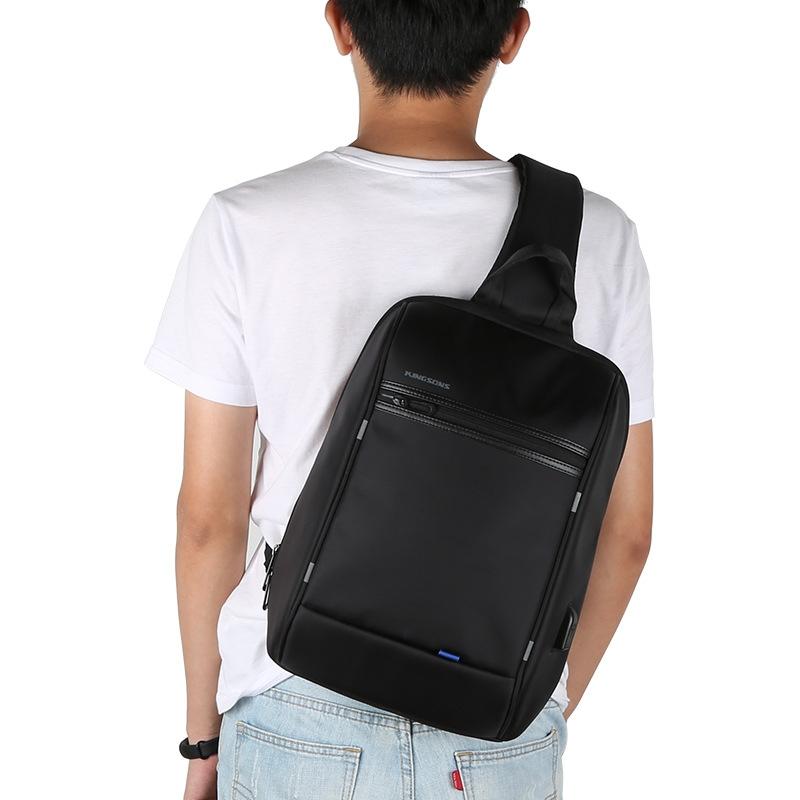 Versatile Black Crossbody Backpack For School Or Leisure 11