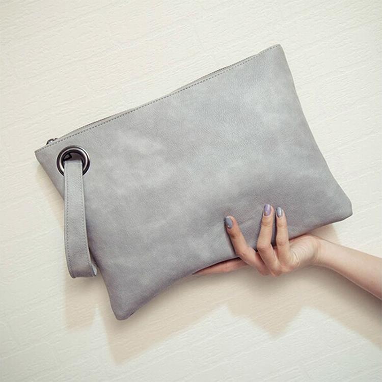 Stylish Retro Envelope Clutch Bag - Large Capacity - Black 6