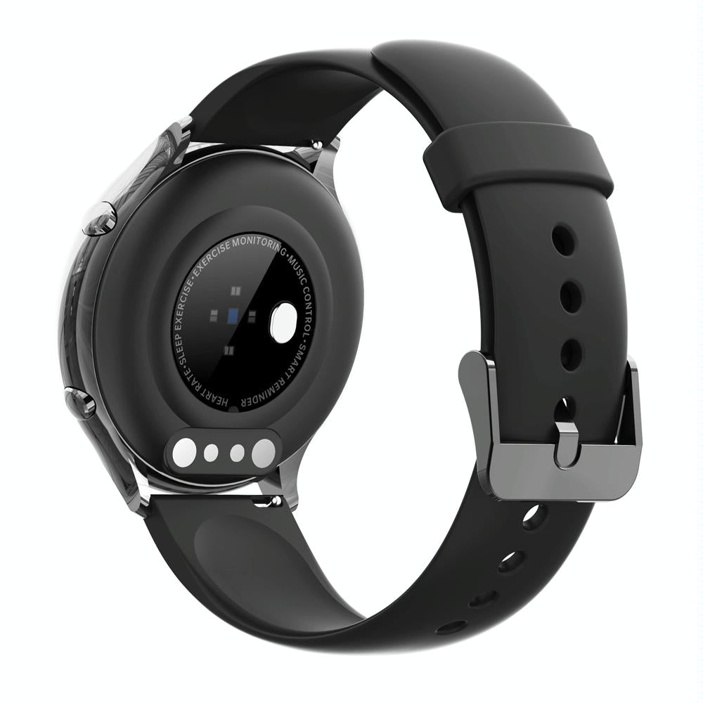 Smart Watch With Body Temp / Heart / Bp / Oxygen / Sleep Monitoring And Menstrual Cycle Prediction - Ip67 Waterproof - Black 4