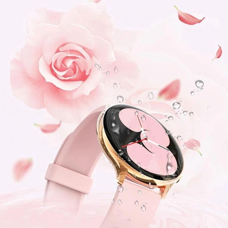 Smart Watch With Body Temp / Heart / Bp / Oxygen / Sleep Monitoring And Menstrual Cycle Prediction - Ip67 Waterproof - Black 9