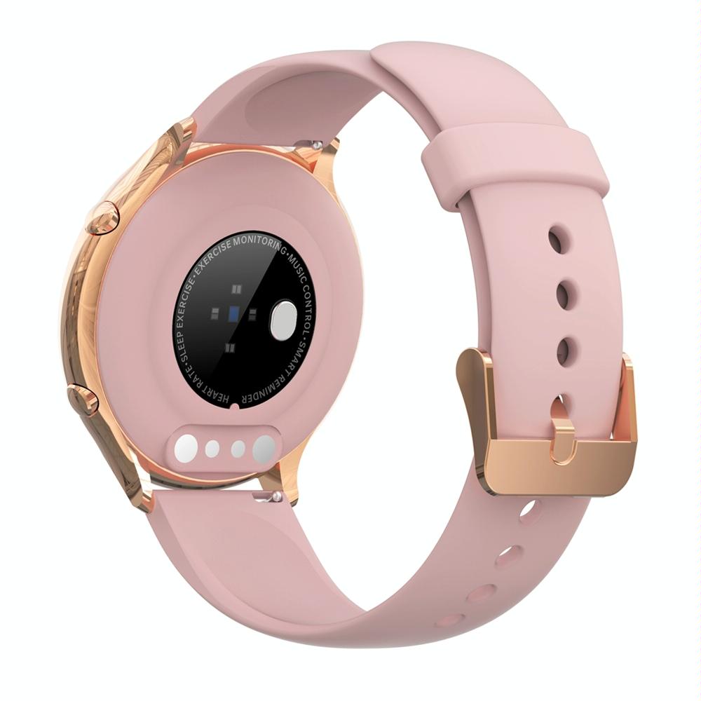 Smart Watch With Body Temp / Heart / Bp / Oxygen / Sleep Monitoring And Menstrual Cycle Prediction - Ip67 Waterproof - Black 12