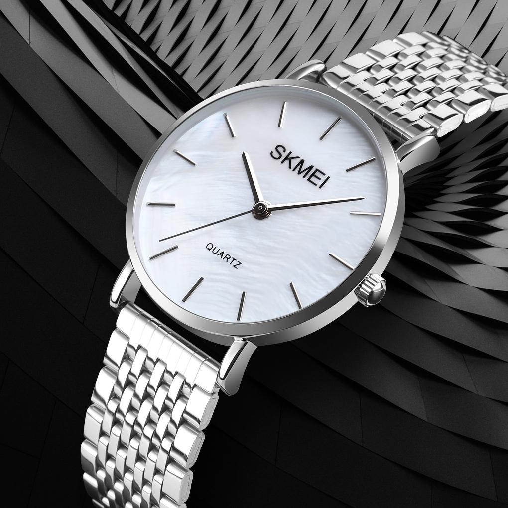Light & Thin Waterproof Quartz Watch for Women with Steel Band - Simple & Stylish 13