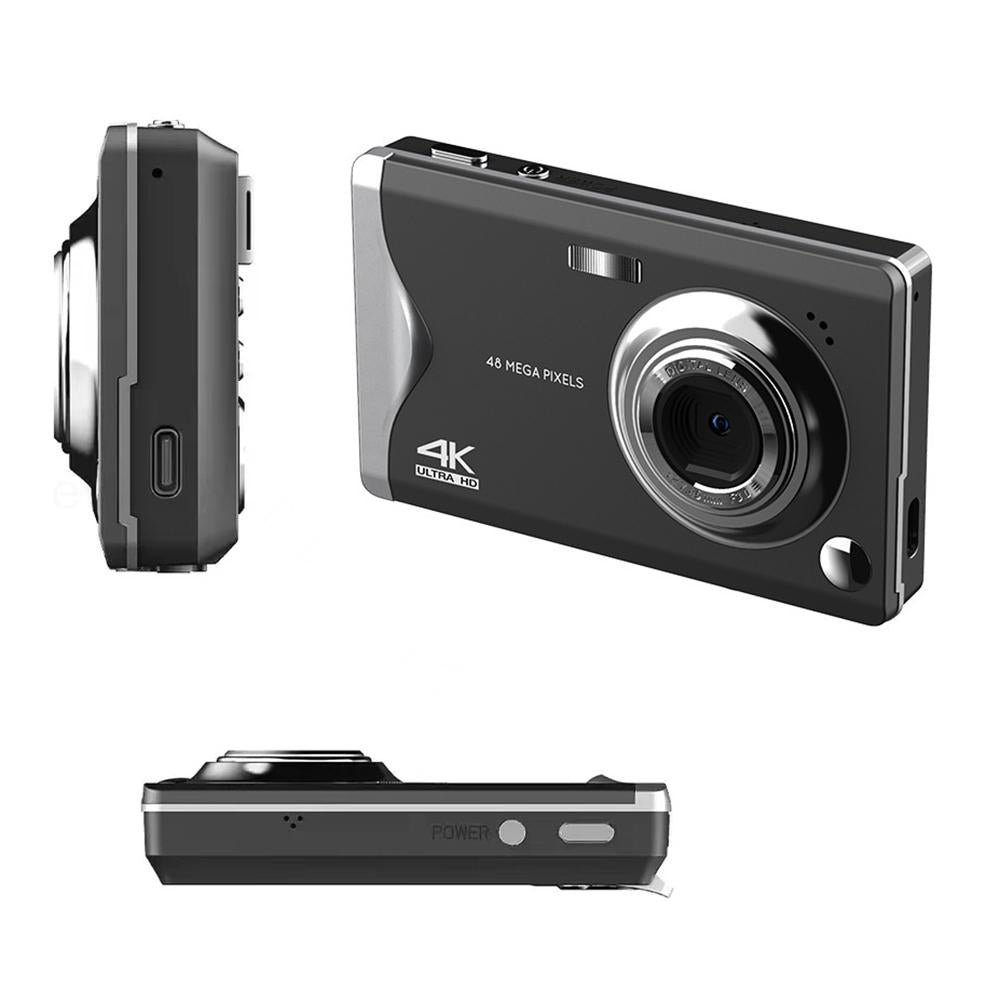 3.0-inch Autofocus 4k Hd Digital Camera with Hd Screen - Black 4