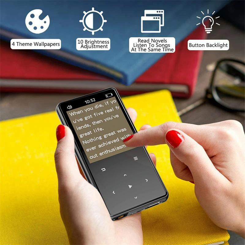 16Gb Portable Bluetooth Mp3 / Mp4 Music Player Black - 8Gb 8