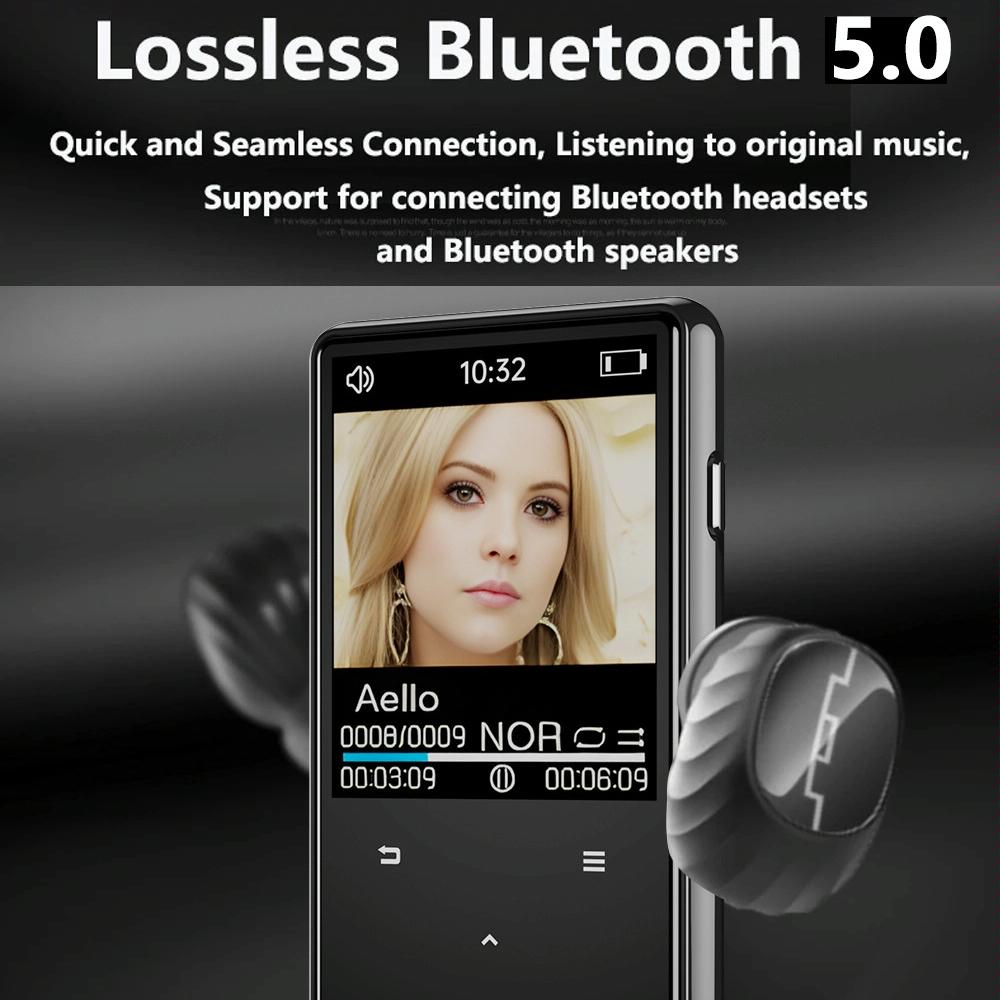 16Gb Portable Bluetooth Mp3 / Mp4 Music Player Black - 8Gb 13