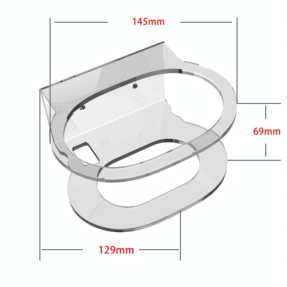 Pair of Wall Mounts for Google Nest Audio - Clear White 4