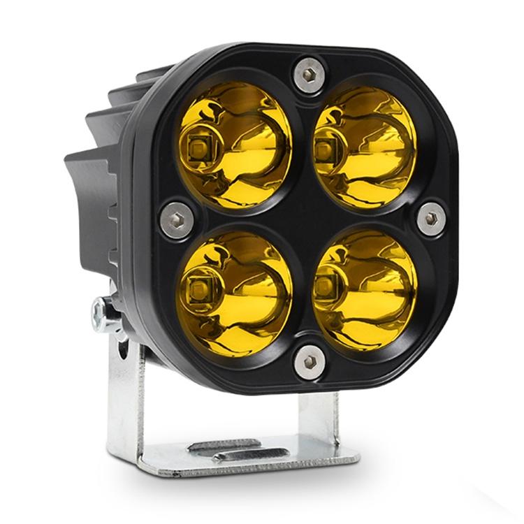 Car 3 Inch 4Leds Continuous Spotlight 20W / 2000Lm / 6000K / Dc9 - 80V - White 12