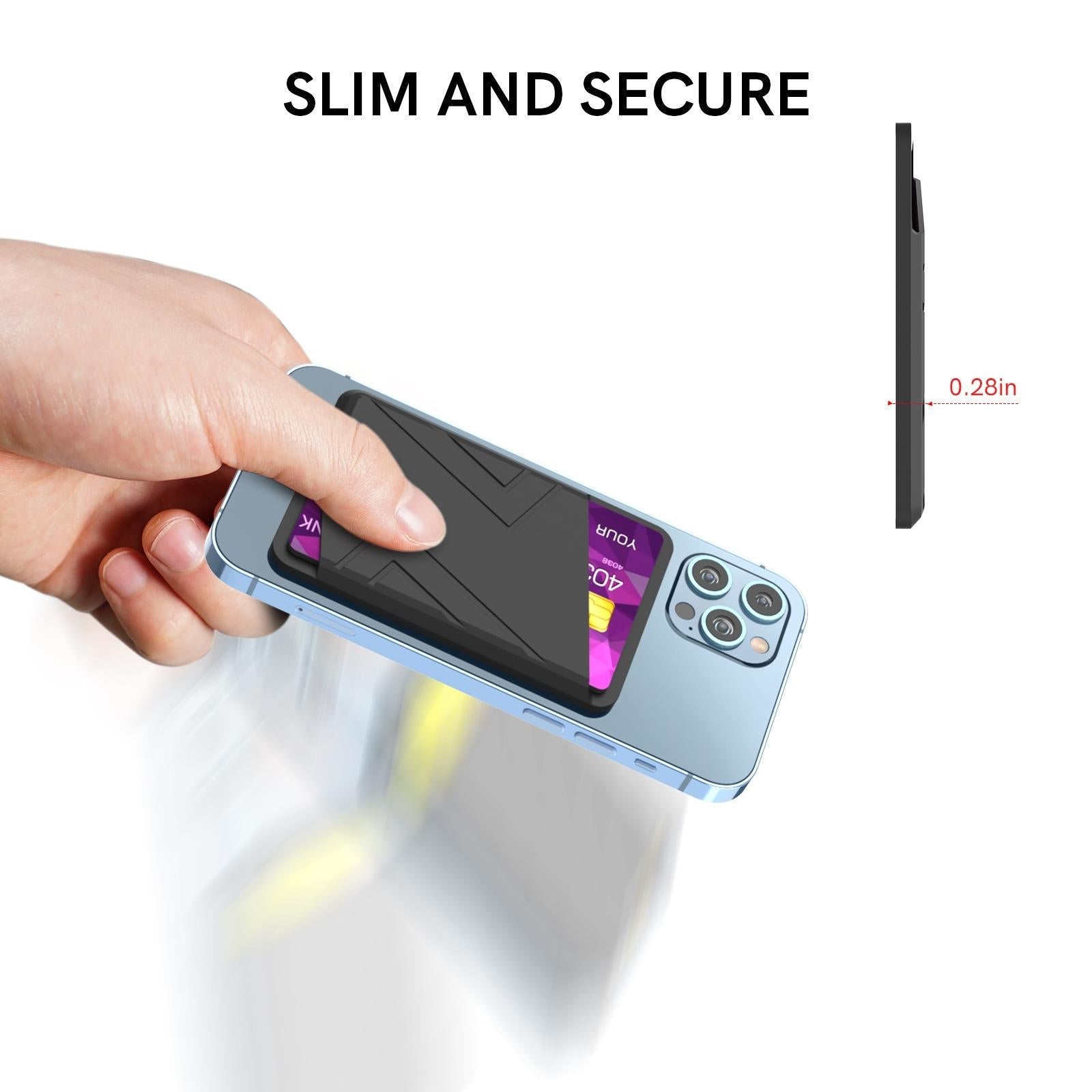 Silicone Card Case Black - Black 6