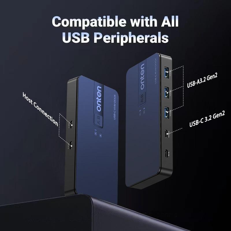Usb 3.2 Gen2 Sharing Switch 2 In 4 Out 4