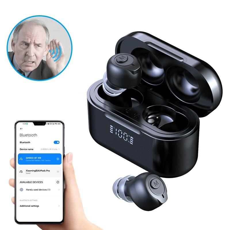 Bluetooth Dual Host Hearing Aid Lcd Display Elderly Sound Amplifier 3