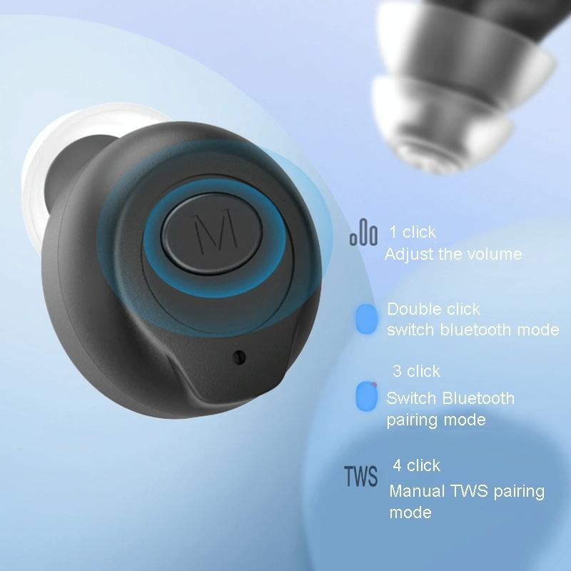 Bluetooth Dual Host Hearing Aid Lcd Display Elderly Sound Amplifier 6