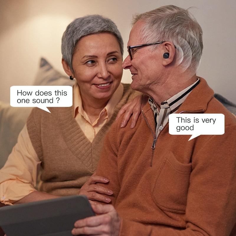 Bluetooth Dual Host Hearing Aid Lcd Display Elderly Sound Amplifier 7