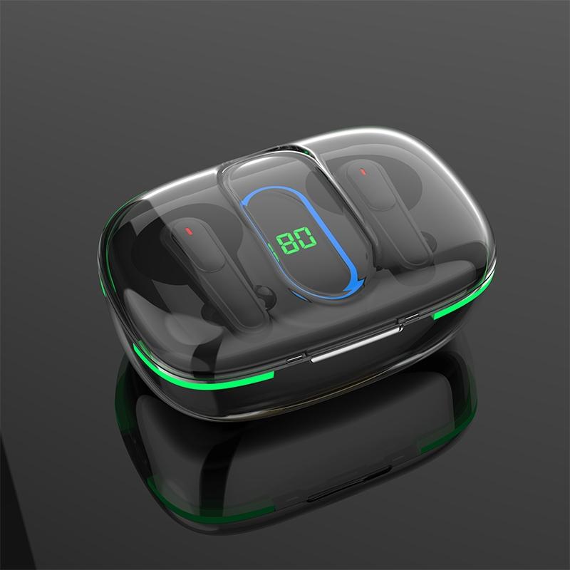 Intelligent Bluetooth Earphones with Wireless Charging - Black 3