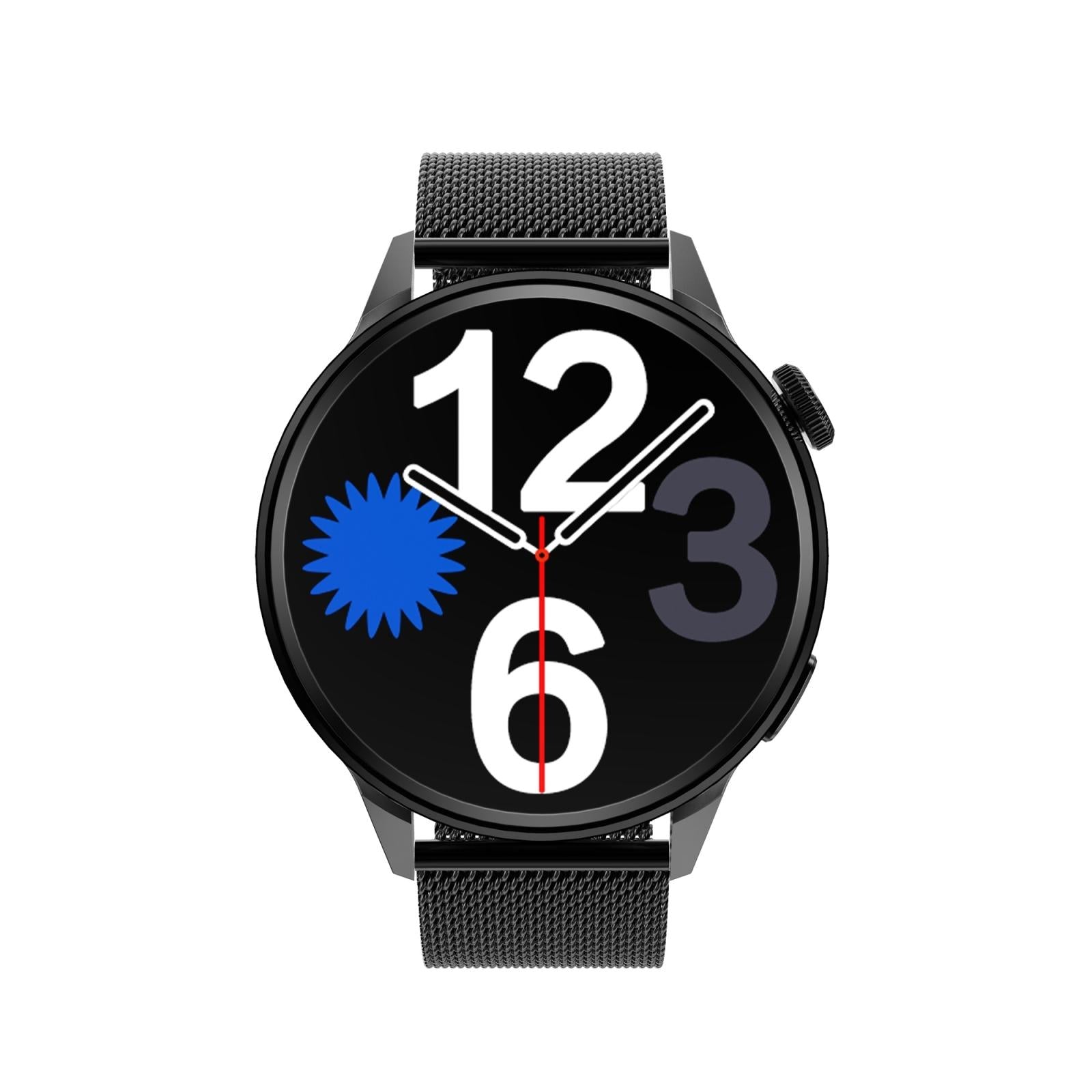 Steel Smart Watch With Colour Screen - Dt4 - Black 12