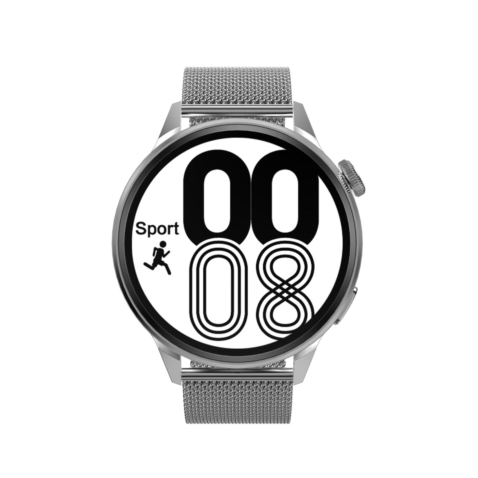 Steel Smart Watch With Colour Screen - Dt4 - Black 15
