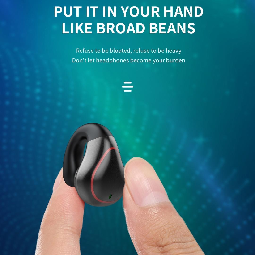 Wireless Bone Conduction Earphone with Bluetooth 5.0 - Black 5