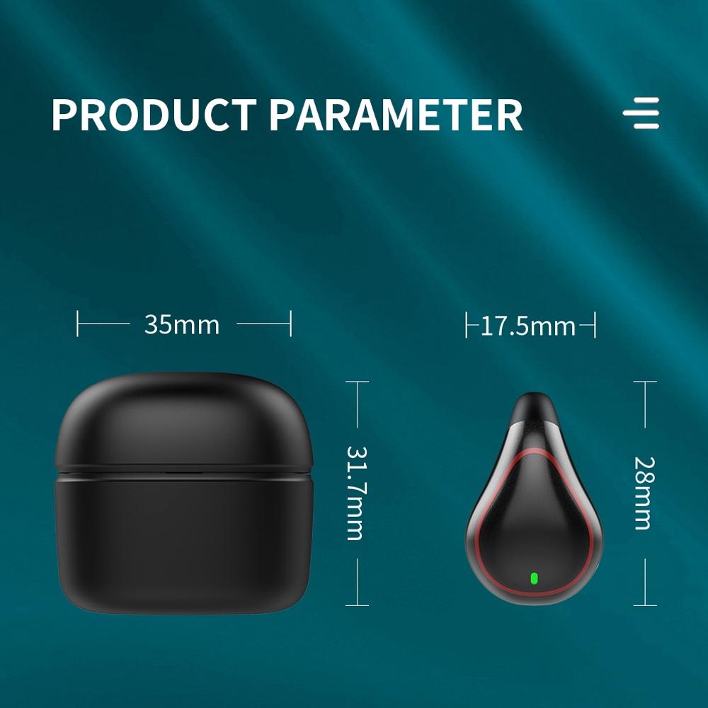 Wireless Bone Conduction Earphone with Bluetooth 5.0 - Black 11