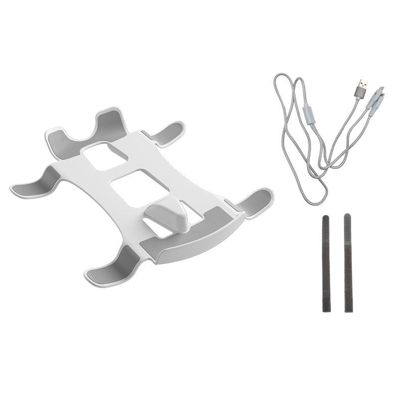 Ps5 / Psvr2 Headphone Storage Bracket With Charging Cable And Indicator Light - White 3