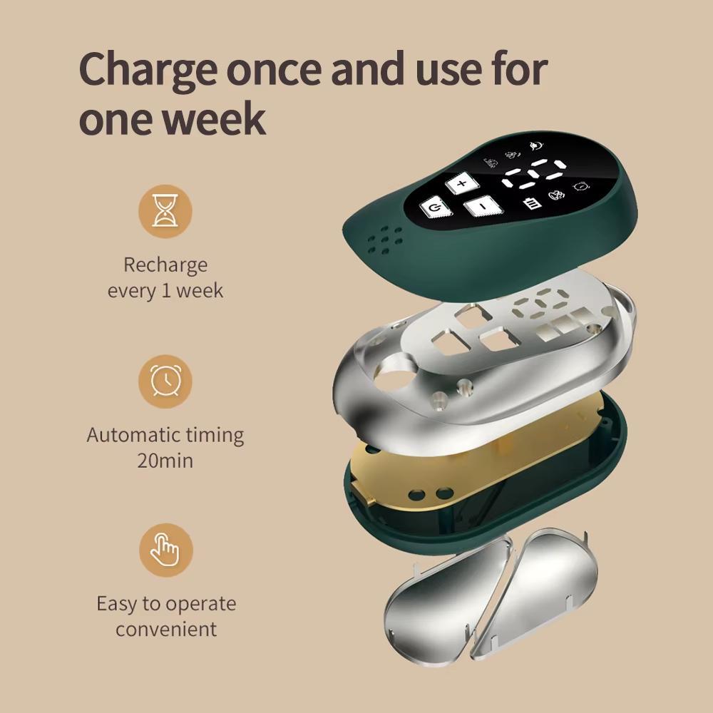 Ces Low-Frequency Pulse Handheld Sleep Instrument - Green 6