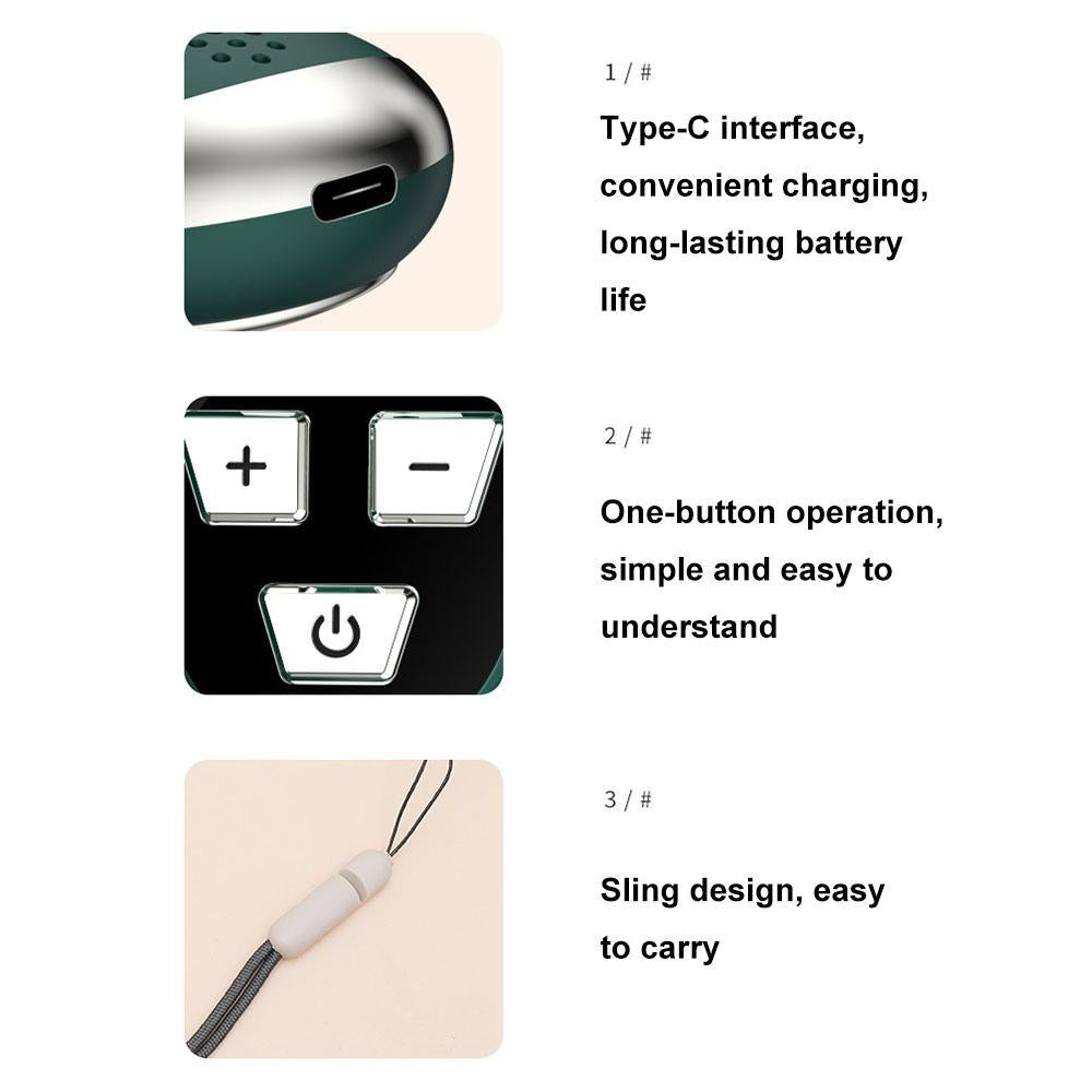 Ces Low-Frequency Pulse Handheld Sleep Instrument - Green 8