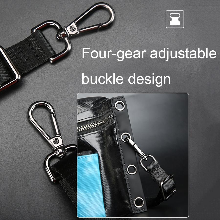 Adjustable Waterproof Shoulder Bag Black 6