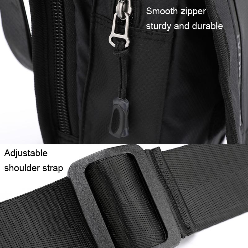 Outdoor Riding Leg Bag Sports Chest & Waist Messenger Bag - Black 9