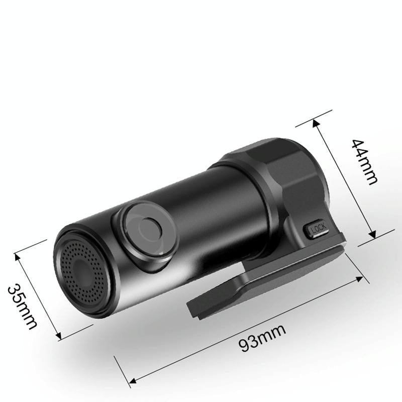 1080p Wifi Dash Cam with 170 Degree Wide Angle Lens - Hidden Car Recorder Black 11