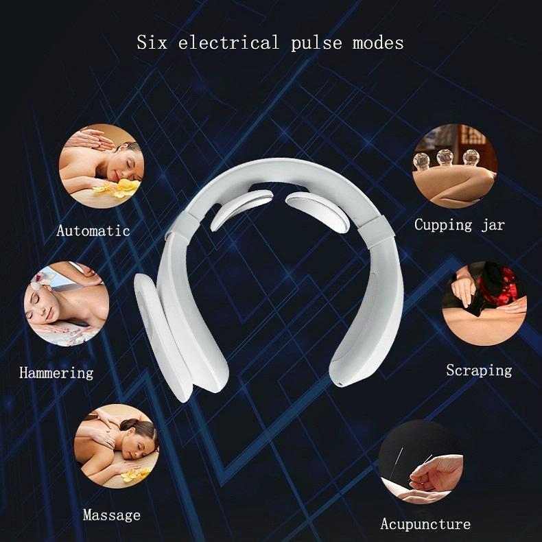 Smart Neck Massager English White 4