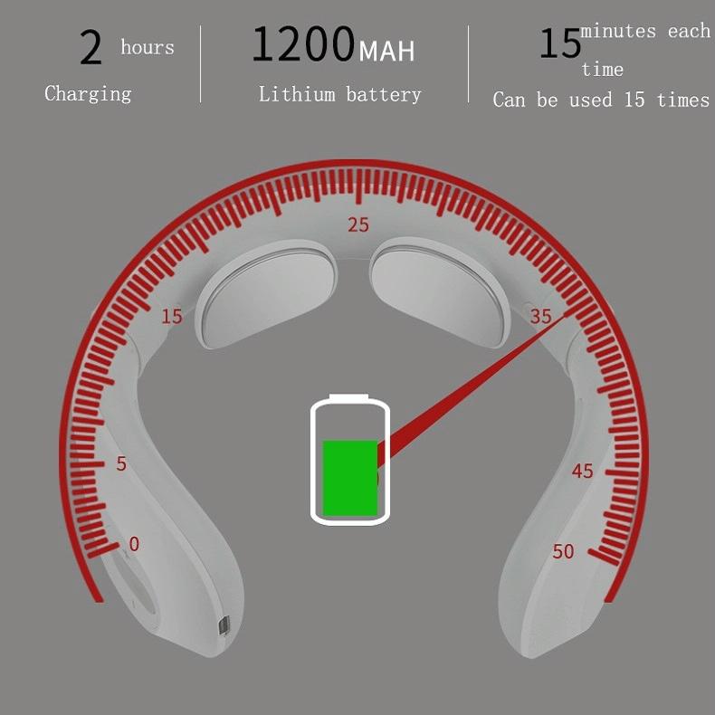 Smart Neck Massager English White 5