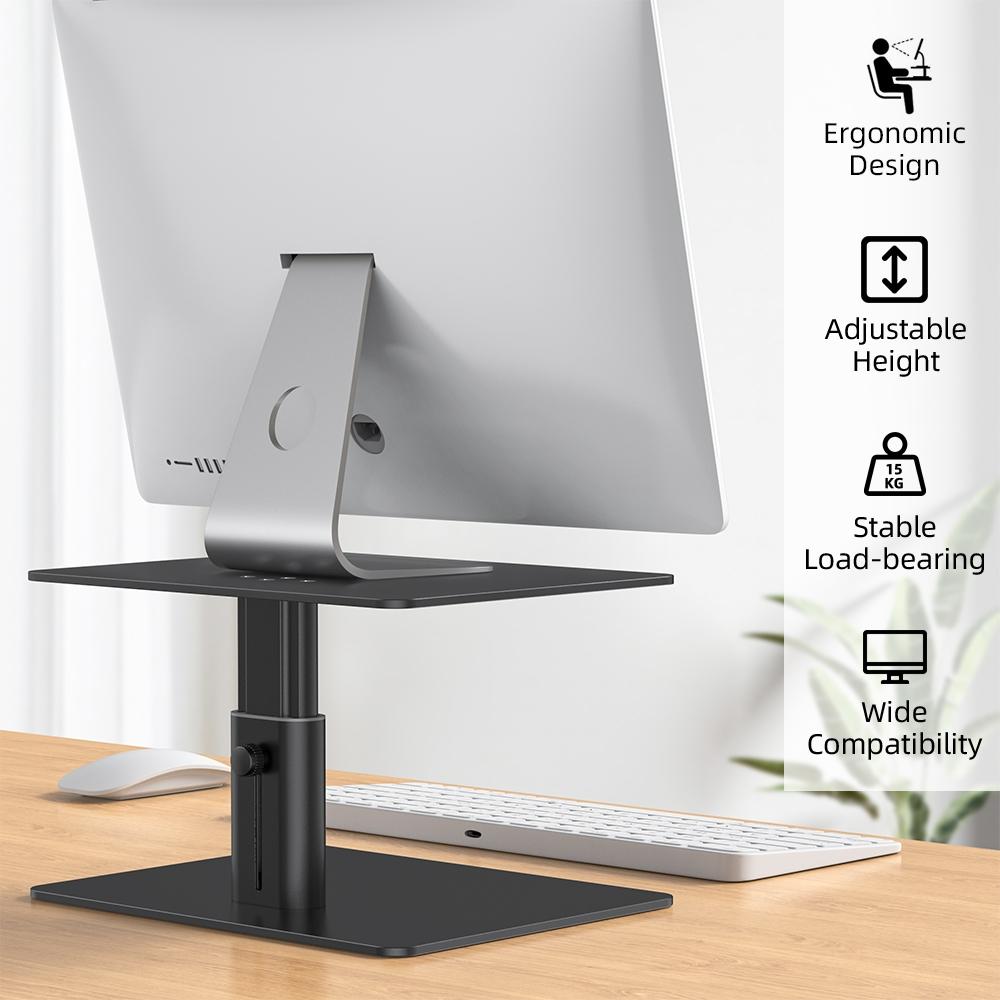 Aluminum Computer Screen Bracket - Black by Lenuo 3