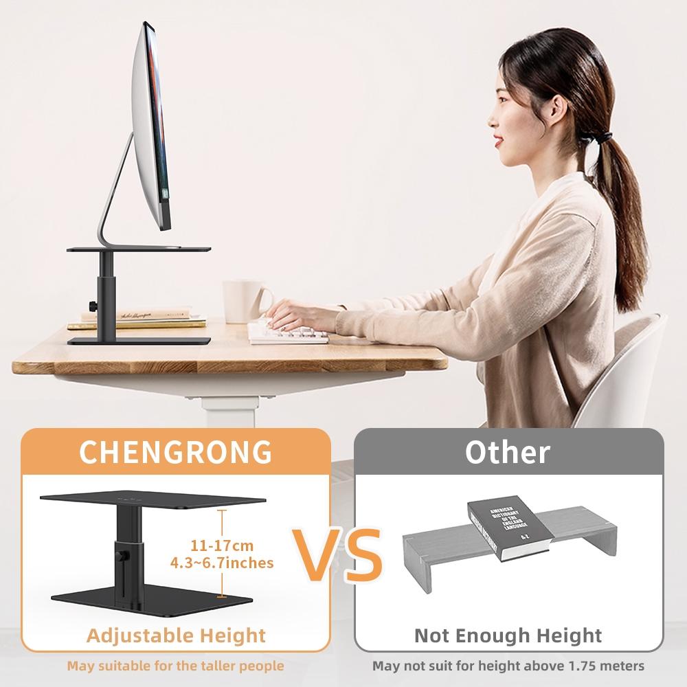Aluminum Computer Screen Bracket - Black by Lenuo 9