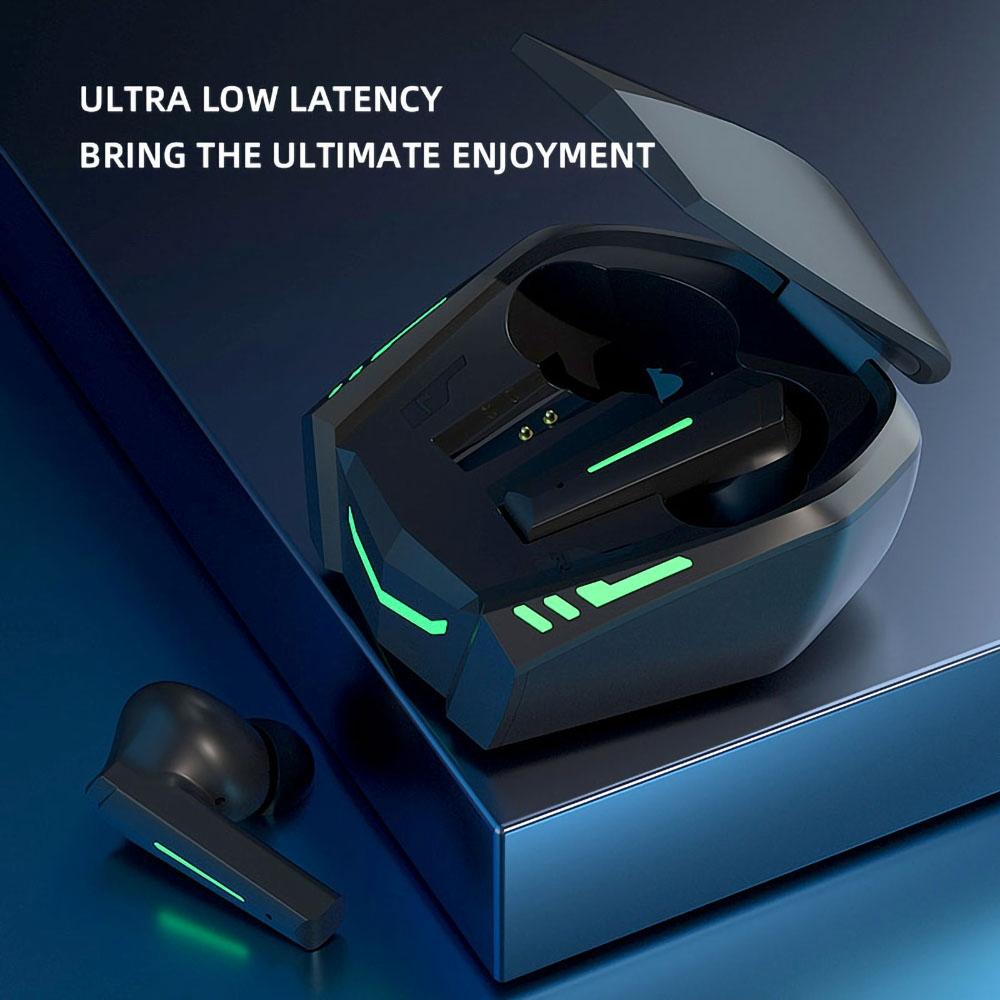 Xt80 Tws Dual Mode Bluetooth Earphones with Breathing Light and Charging Box - Black 4