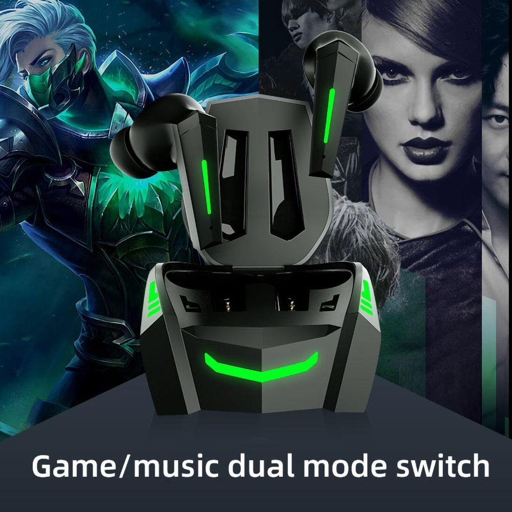 Xt80 Tws Dual Mode Bluetooth Earphones with Breathing Light and Charging Box - Black 8