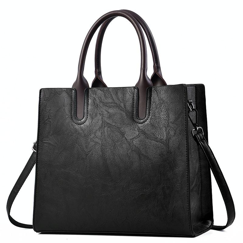 Retro Square Handbag for Commuting - Vintage Style - Red 12