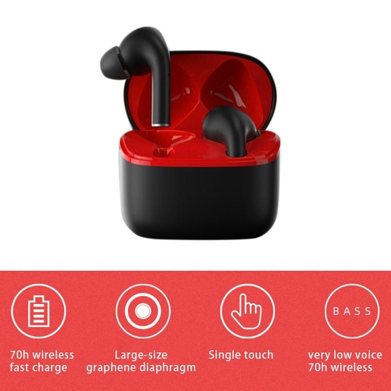 Wireless Sport Earphones with Touch Control and Mic - Bluetooth 5.0 Stereo Bass - Black 12