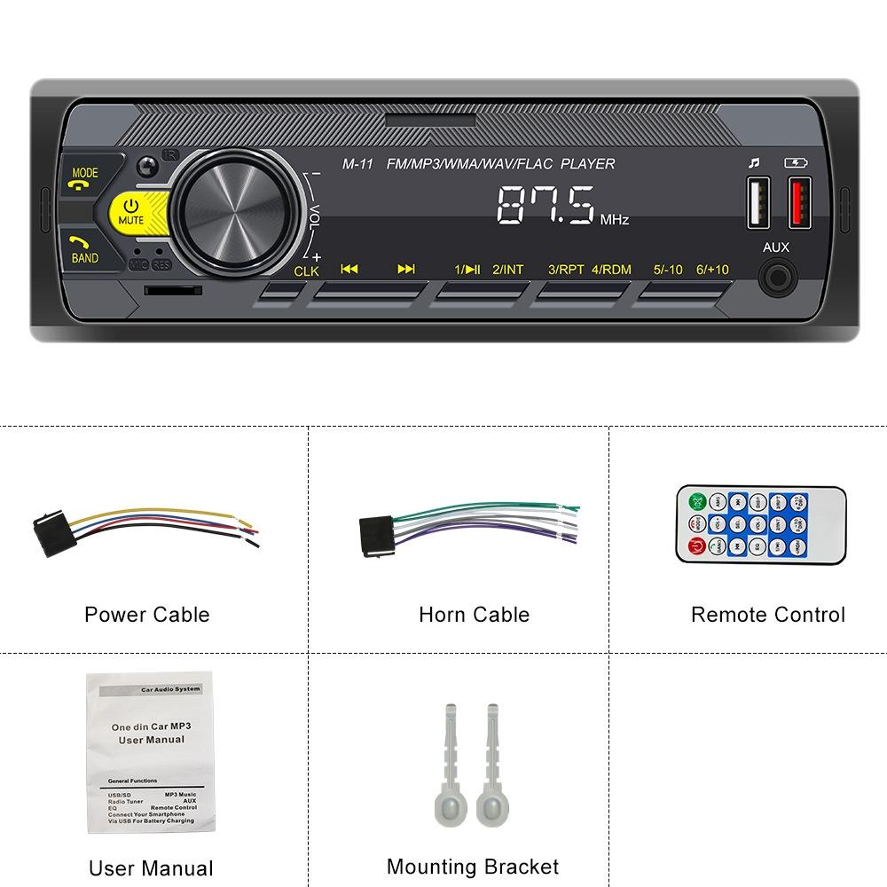 Car Bluetooth Mp3 Player With Eq Sound & Fast Charge - Black 3