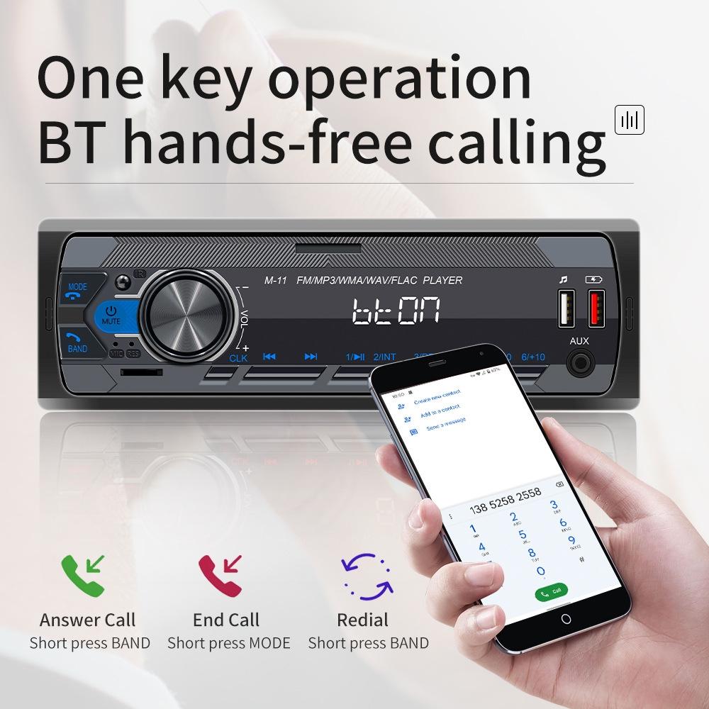 Car Bluetooth Mp3 Player With Eq Sound & Fast Charge - Black 4